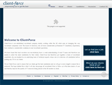 Tablet Screenshot of client-force.co.uk